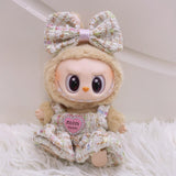 Maxbell 2Pcs Doll Clothes Set Soft for 5.91inch or 6.69inch Pendant Dolls  white