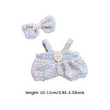 Maxbell 2Pcs Doll Clothes Set Soft for 5.91inch or 6.69inch Pendant Dolls  blue