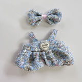 Maxbell 2Pcs Doll Clothes Set Soft for 5.91inch or 6.69inch Pendant Dolls  blue