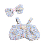 Maxbell 2Pcs Doll Clothes Set Soft for 5.91inch or 6.69inch Pendant Dolls  blue