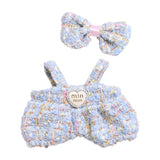 Maxbell 2Pcs Doll Clothes Set Soft for 5.91inch or 6.69inch Pendant Dolls  blue