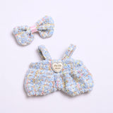 Maxbell 2Pcs Doll Clothes Set Soft for 5.91inch or 6.69inch Pendant Dolls  blue