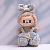 Maxbell 2Pcs Doll Clothes Set Soft for 5.91inch or 6.69inch Pendant Dolls  blue