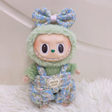 Maxbell 2Pcs Doll Clothes Set Soft for 5.91inch or 6.69inch Pendant Dolls  blue