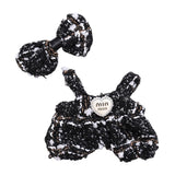 Maxbell 2Pcs Doll Clothes Set Soft for 5.91inch or 6.69inch Pendant Dolls  black