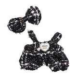 Maxbell 2Pcs Doll Clothes Set Soft for 5.91inch or 6.69inch Pendant Dolls  black