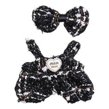 Maxbell 2Pcs Doll Clothes Set Soft for 5.91inch or 6.69inch Pendant Dolls  black