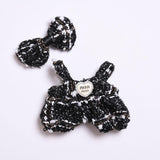 Maxbell 2Pcs Doll Clothes Set Soft for 5.91inch or 6.69inch Pendant Dolls  black