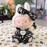 Maxbell 2Pcs Doll Clothes Set Soft for 5.91inch or 6.69inch Pendant Dolls  black
