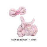 Maxbell 2Pcs Doll Clothes Set Soft for 5.91inch or 6.69inch Pendant Dolls  pink