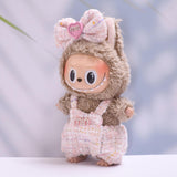 Maxbell 2Pcs Doll Clothes Set Soft for 5.91inch or 6.69inch Pendant Dolls  pink