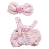 Maxbell 2Pcs Doll Clothes Set Soft for 5.91inch or 6.69inch Pendant Dolls  pink