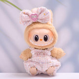 Maxbell 2Pcs Doll Clothes Set Soft for 5.91inch or 6.69inch Pendant Dolls  pink
