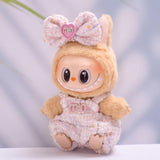 Maxbell 2Pcs Doll Clothes Set Soft for 5.91inch or 6.69inch Pendant Dolls  pink