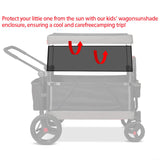 Maxbell Stroller 4 Side Sunshade Net Professional 4 Wheeler Stroller Shade Net Cover 259cmx33cm