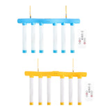 Maxbell Falling Sticks Game Hand Eye Coordination Gift Toy Interactive Reaction Game Yellow