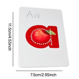 Maxbell Toddlers Flash Cards Fun Alphabet Flashcards for Kindergarten Preschool Kids