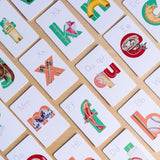 Maxbell Toddlers Flash Cards Fun Alphabet Flashcards for Kindergarten Preschool Kids