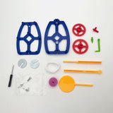 Maxbell Mechanical Pendulum Clock Model Simulation Gear Clock for Boys Children Kids