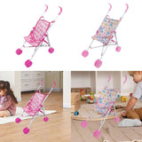 Maxbell Child Game House Cart Gift Simulation Pushchair Toy for Ages 1 2 3 Years Old A