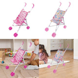 Maxbell Child Game House Cart Gift Simulation Pushchair Toy for Ages 1 2 3 Years Old A