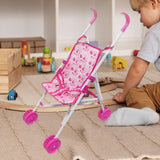 Maxbell Child Game House Cart Gift Simulation Pushchair Toy for Ages 1 2 3 Years Old A