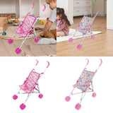 Maxbell Child Game House Cart Gift Simulation Pushchair Toy for Ages 1 2 3 Years Old A