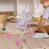 Maxbell Child Game House Cart Gift Simulation Pushchair Toy for Ages 1 2 3 Years Old B