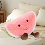 Maxbell Plush Fruit Toy Cute Soft Fruit Series Plush Doll for Adults Boys Girls Kids 22cm Watermelon