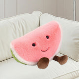 Maxbell Plush Fruit Toy Cute Soft Fruit Series Plush Doll for Adults Boys Girls Kids 22cm Watermelon