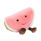 Maxbell Plush Fruit Toy Cute Soft Fruit Series Plush Doll for Adults Boys Girls Kids 22cm Watermelon