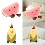 Maxbell Plush Fruit Toy Cute Soft Fruit Series Plush Doll for Adults Boys Girls Kids 22cm Watermelon