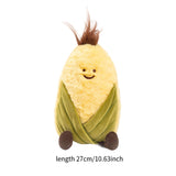 Maxbell Plush Fruit Toy Cute Soft Fruit Series Plush Doll for Adults Boys Girls Kids 27cm Corn