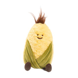 Maxbell Plush Fruit Toy Cute Soft Fruit Series Plush Doll for Adults Boys Girls Kids 27cm Corn