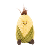 Maxbell Plush Fruit Toy Cute Soft Fruit Series Plush Doll for Adults Boys Girls Kids 27cm Corn