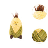 Maxbell Plush Fruit Toy Cute Soft Fruit Series Plush Doll for Adults Boys Girls Kids 27cm Corn