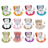 Maxbell Car Seat for Dolls Handcraft Stand Car Vent Clip for Automobile Gift Vehicle Black