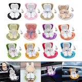 Maxbell Car Seat for Dolls Handcraft Stand Car Vent Clip for Automobile Gift Vehicle Black