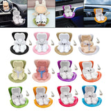 Maxbell Car Seat for Dolls Handcraft Stand Car Vent Clip for Automobile Gift Vehicle Black