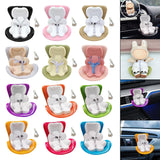 Maxbell Car Seat for Dolls Handcraft Stand Car Vent Clip for Automobile Gift Vehicle Black