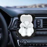 Maxbell Car Seat for Dolls Handcraft Stand Car Vent Clip for Automobile Gift Vehicle Black