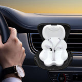 Maxbell Car Seat for Dolls Handcraft Stand Car Vent Clip for Automobile Gift Vehicle Black