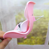 Maxbell Car Seat for Dolls Handcraft Stand Car Vent Clip for Automobile Gift Vehicle Light Pink