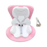 Maxbell Car Seat for Dolls Handcraft Stand Car Vent Clip for Automobile Gift Vehicle Light Pink