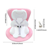 Maxbell Car Seat for Dolls Handcraft Stand Car Vent Clip for Automobile Gift Vehicle Light Pink