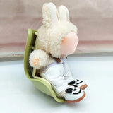 Maxbell Car Seat for Dolls Handcraft Stand Car Vent Clip for Automobile Gift Vehicle Green