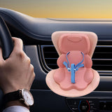 Maxbell Car Seat for Dolls Handcraft Stand Car Vent Clip for Automobile Gift Vehicle Pink