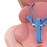 Maxbell Car Seat for Dolls Handcraft Stand Car Vent Clip for Automobile Gift Vehicle Pink
