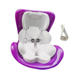 Maxbell Car Seat for Dolls Handcraft Stand Car Vent Clip for Automobile Gift Vehicle Purple