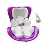 Maxbell Car Seat for Dolls Handcraft Stand Car Vent Clip for Automobile Gift Vehicle Purple